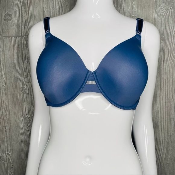 Warner's No Side Effects Underarm-Smoothing Underwire Lightly Lined T-Shirt Bra - Picture 2 of 5